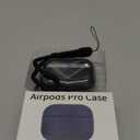 JIELIELE for AirPods Pro 3 Case, Leather Texture Cover Compatible with Airpods Pro 3rd Generation(2025)Full Drop Protective case with Lanyard, Supports Wireless Charging, Front LED Visible Black