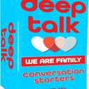 Deep Talk Family Conversation Cards – Sharing Joy with a Large Group, Perfect for Family Gatherings, Fun Icebreaker Game for Meaningful Discussions, 100 Thought-Provoking Questions
