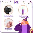 HOUSE OF PARTY 50PCS Halloween Cauldron Foil Balloons - 30" Cauldron Halloween Balloons Arch Kit Balck Green Balloon for Birthday Halloween Party Decorations