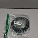 Suyegirl 20Pcs Women's Fabric Covered Satin Headbands 1CM Wide Black Ribbon Head Bands Girl's Black Headband Thin Hard Hairbands DIY Hair Pieces Accessories