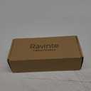 Ravinte 5 Pack 6-1/4 Inch Square Cabinet Handles - Matte Black Stainless Steel Drawer Pulls - Kitchen Hardware