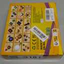 Busy Board with 19 LED Light Switches, Montessori Toys for 1 2 3 Years Old, Wooden Sensory Board, Toddlers Activity Travel Toys for 1 2 3 Year Old Boy & Girl Birthday Gift (Big)