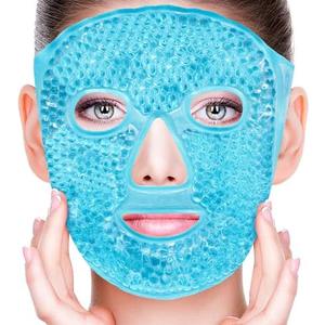 CONBELLA Cold Face Eye Masks Ice Face Mask Hot Cold Compress For Dark Circles, Puffiness, Migraines, Headache, Stress, Redness, Cooling Face Masks For Women Man, Skin Care