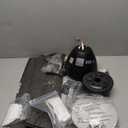 Ayaoty Ceiling Fans with Lights, 52 inch Low Profile Ceiling Fan , Flush Mount, Reversible Motor, Dimmable, Noiseless, Black Ceiling Fan for Bedroom, Indoor/Outdoor Use