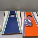 Amscan Cornhole Games Set - (1 Pack) - Includes 8 Colorful Bean Bags and 2 Sturdy Boards - Perfect for Outdoor Gatherings, Family Barbecues, Picnics, and Tailgates