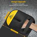 Pet Hair Removal Glove for Dogs & Cats, Newly Upgraded Reusable Electrostatic Pet Hair Glove, Magic Brush Pet Hair Remover Tool for Clothing, Couch, Carpet, Car Seat (BlackYellow)
