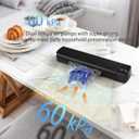 Automatic Food Vacuum Sealer, 10 Food Vacuum Sealing Bags, Digital Countdown Timer, Compact and Lightweight, Easy to Store, Suitable for Home Kitchen Use