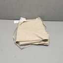 SARO LIFESTYLE Linen Christmas Tree Skirt  Toscana Collection  Natural Solid Edge  Classic Holiday Farmhouse Dcor, 56", Natural