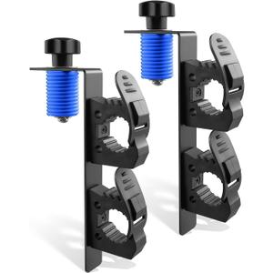 UTV Cargo Bed Tool Holders FIts for Polaris Ranger & General | 2 Position Tool Carrier Mounting Kit, Shovel Holder Fits All UTV Round Bed Anchor Holes, No Drilling