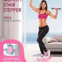Steppers for Exercise at Home, KitGody Mini Stepper with Resistance Bands, Portable Stair Stepper for Home 330LBS Capacity, Adjustable Height Fitness Stepper Machine