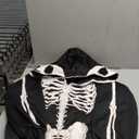 Spooktacular Creations Halloween Skeleton Costume, Adult Skeleton Costume Jumpsuit for Women Halloween Cosplay Dress Up Party Medium