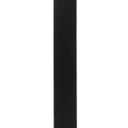 Ilyapa Double Mailbox Post for Outside - 43x4x4 inch Black Metal Dual Mailboxes Post for Outside with Universal Mounting Bracket Plate