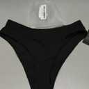 SherryDC Women's V Cut High Waisted Bikini Bottom High Leg Cut Swimsuit Bathing Suit Bottoms M