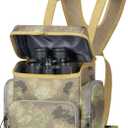 Binocular Harness Chest Pack - Lightweight Binocular Case with Rangefinder Pouch & Waterproof Rain Cover - for Hunting, Birdwatching, and Hiking