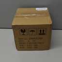 Natural Travertine Textures Tissue Box Cover Square for Home Decor,Resin Heavy Tissue Box Holder for Bathroom Countertop,Tabletop,Bedside Table,Office (Handmade of Resin) (Yellow Stone)