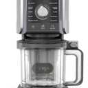 Ninja NC501 CREAMi Deluxe 11-in-1 Ice Cream & Frozen Treat Maker with 2 XL Family Size Pint Containers, Silver 