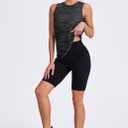 Womens Workout Tank Tops Lightweight Sleeveless Shirts for Women Loose Fit Tops for Athletic Running Tennis Yoga (Black, M)
