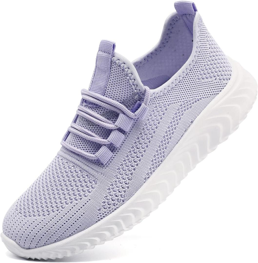 Womens Walking Shoes Tennis Running Slip On for Sport Workout Gym Athletic Exercise Mesh Breathbale Anti Slip Fashion Outdoor Jogging Sneakers Lightweight Breathbale (8)