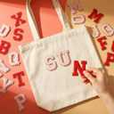 WILLBOND 52 Pcs Chenille Letter Patches A-Z, Self Adhesive Alphabet Patches for Clothes, Bags, Hats DIY, Name Craft & Personalized Best Mom Groovy Wedding Gifts(Pink,Red,2.8 Inch)