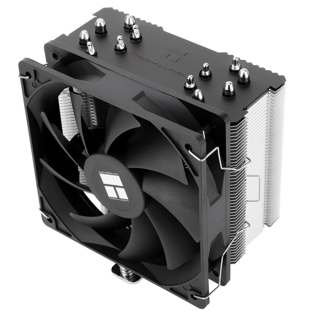 Thermalright Burst Assassin 120 SE CPU Cooler, 6 Heat Pipes Heatsink Cooler, 12cm PWM Fan CPU Air Cooler, AGHP Technology, for Intel LGA1851/1700/115X/1200&AM4/AM5, 148mm High Computer CPU Cooling