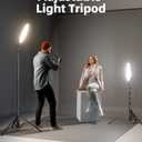 Weilisi Large Ring Light with Stand, 72 Tripod with Ring Light, 6500K Full-Screen Ringlight Tripod for iPhone with Phone Holder, Selfie Light for Makeup, Barber, Video Recording, Photography
