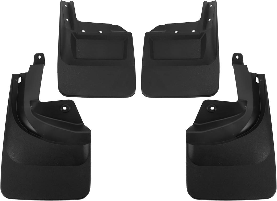 Mud Flaps Splash Guards for Jeep Wrangler Rubicon 2023-2024 Front and Rear Mud Guards 1 Set