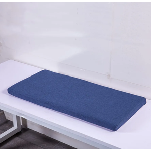 11 pcs Memory Foam Chair Pads Non-Slip Rubber Back Indoor Swing /Settee Cushion 24'X10'X1' Blue