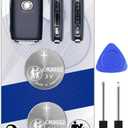 Key Fob Battery Replacement for Mazda (2019-2025) 3 6 CX-30 CX-50 CX-90 CX-5 CX-9 MX-30 MX-5 Miata RF Smart Remote ((2 Pack)