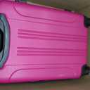 Travelers Club Chicago Hardside Expandable Spinner Luggage, Fuchsia, 22" Carry-On