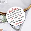 2 x OEHEDOU Mother Birthday Gifts Mother Keychain Gifts For Mom From Daughter