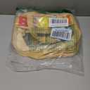 Chenille Letter Travel Makeup Bag, Preppy Patch Nylon Clear Cosmetic Tote with Handle and Zipper, Waterproof Large Snack & Stuff Bag Toiletry Storage Pouch for Women Girls (Beige-Beach)