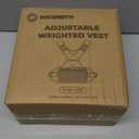 PACEARTH Adjustable Weighted Vest PACEARTH Ironsand Weight Vest with Six 1.5-lb Adjustable Weights, 11-20 lbs Total, Big Zipper Pouch, Home Workout Weight Vest for Men and Women in Cardio and Strength Training