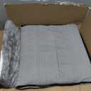 Extra Large Dog Bed House, Cozy Dog House Indoor, Memory Sponge, Plush Dog Cave Bed Crate Cushion with Non-Slip Bottom for Medium Large Dogs (Grey, L)