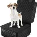 PETICON Waterproof Front Seat Car Cover, Full Protection Dog Car Seat Cover with Side Flaps, Nonslip Scratchproof Front Seat Cover Fits for Cars, Trucks, SUVs, Jeep