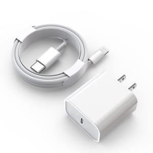 iPhone Fast Charger, iPhone 14 Charger [Apple MFi Certified] USB C Wall Charger Super Quick i Phone Charging Block with Lightning Cable Cord Compatible with iPhone14/14 Pro/14 Pro Max/14 Plus/13/12/11