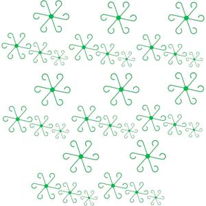 Plant Stem Support,32 Pack Stem Supports for Indoor Plants,Reusable Plastic Plant Stabilizer for Thriving Growth.