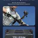 TELESIN Magnetic Quick Release Adapter Mount for DJI Osmo Action 6/Osmo Nano, with Dual-Direction Magnet, HyperMagnetic Force&Metal Latches, Adapter Base for DJI Osmo Action 6/Osmo Nano Accessories