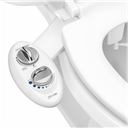 LUXE Bidet NEO 120 Single Nozzle, Self Cleaning, Non Electric Bidet Attachment for Toilet Seat, Adjustable Water Pressure, Rear Wash (White)