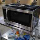 BLACK+DECKER Over the Range Microwave Oven with Vent and One-Touch Auto Cooking, 1.7 cu. ft. OTR Over Stove Microwave, Stainless Steel, 1000 Watts, EM044K6CE-SS