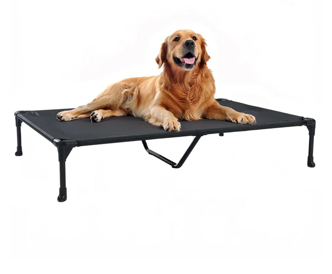 Veehoo Cooling Elevated Dog Bed, Portable Raised Pet Cot with Washable & Breathable Mesh, No-Slip Feet Durable Dog Cots Bed for Indoor & Outdoor Use, X Large, CWC1803-XL