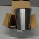 Measuring Cup, Stainless Steel Measuring Cup (24 Ounce/ 0.7 Liter), Milk Frothing Pitcher, Steaming Pitcher, Milk Frothing Cup with Marking with Handle for Espresso Machines, Latte Art