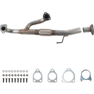 Exhaust Front Y-Pipe Flex Pipe Direct Fit Compatible With 2011-2013 Honda Odyssey 3.5L