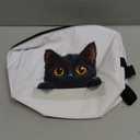 Black Cat Travel Makeup Bag Large Cosmetic Bags Funny Women Purse Portable Traveling Organizer Pouch for Ladies Gift