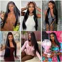 Straight Bundles Human Hair 1B Human Hair Bundles Brazilian Virgin 24 26 28 Inch Natural Black Straight Bundle Human Hair Extensions 50 Gram Per Bundle