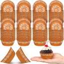 Vesici 800 Counts Cielito Lindo Baby Shower Party Decoration Mexican Clay Cupcake Liners Cielito Lindo Cupcake Wrapper Mexico Muffin Liner Papers Baking Cups for Wedding Baby Shower(Hollow Flower)