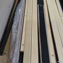 VECELO Full Bed Frame with Upholstered Wingback Headboard, Heavy-Duty Platform Bedframe with Charging Station & Side Pockets, No Box Spring Needed, Beige