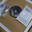 Orison Ceiling Fan with Light- 22.4 in Smart Low Profile Ceiling Fans with Alexa/Google Assistant/App Control 6 Speed Color Changing Ceiling Fan LED-RGB Back Ambient Light