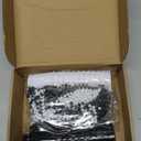 Dandat 24 Pcs Shot Glass on Beaded Necklace Graduation Accessories Disposable Mini Plastic Shot Cups for Graduation Party Accessories Bachelorette Birthday Wedding Festival Party Favor(Black, White)