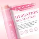 2pc Pink Collagen Volume Multi Balm | All In One Volufiline, PDRN, NAD Stick for Youthful-Looking, Helping Look of Fine Lines, Firming Care, Anti-Aging Care | For Under-Eyes, Neck, Forehead
