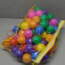 Hovenlay Ball Pit Balls Phthalate Free BPA Free Crush Proof Plastic - 7 Bright Colors in Reusable Play Toys for Kids with Storage Bag